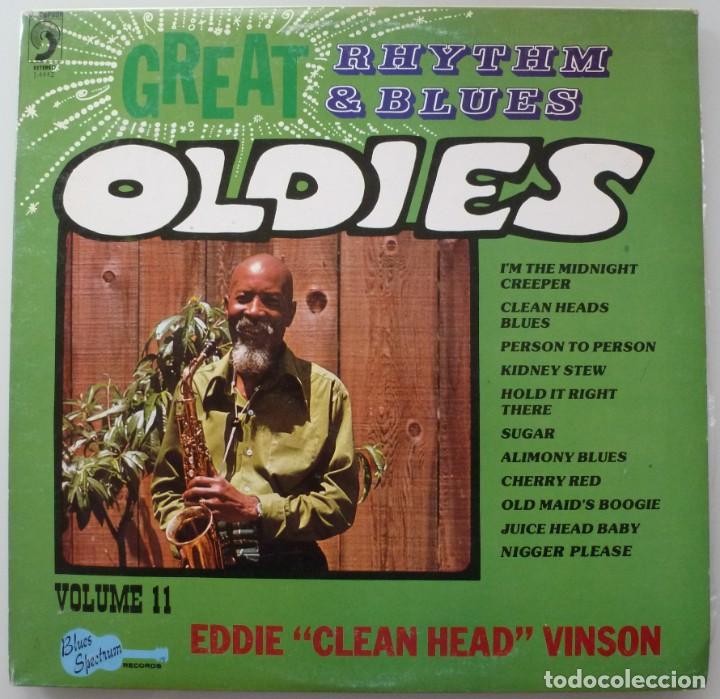 Disques de vinyle: EDDIE CLEAN HEAD VINSON (LP DISCOPHON 1980) RHYTHM & BLUES VOLUME 11