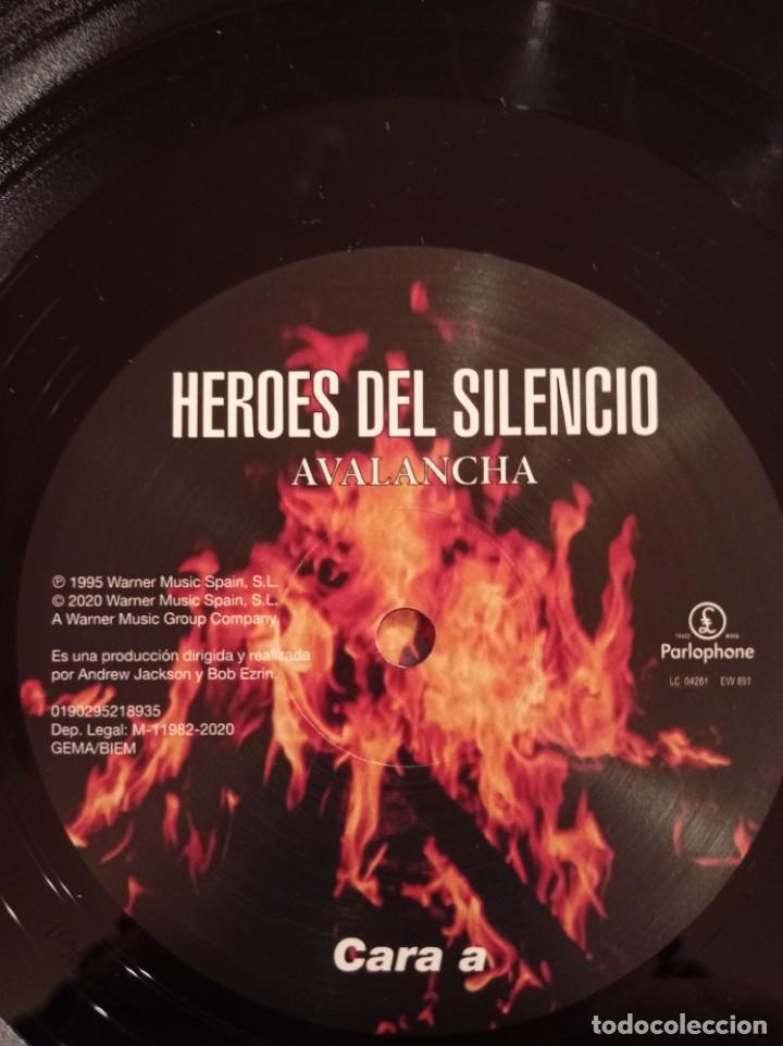Discos de vinilo: HEROES DEL SILENCIO - AVALANCHA LP - Foto 7