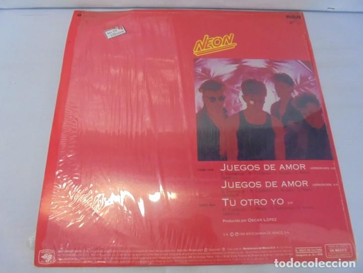 Discos de vinilo: NEON. SINGLE VINILO. BERTELSMANN DE MEXICO. RCA 1988. - Foto 8