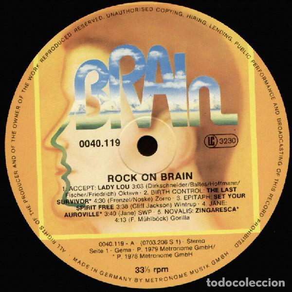 Discos de vinilo: Various &lrm;&ndash; Rock On Brain LP - Foto 1