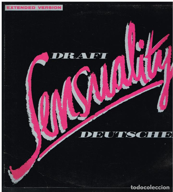 Discos de vinilo: DRAFI DEUTSCHER - SENSUALITY - MAXI SINGLE 1986 - Foto 1