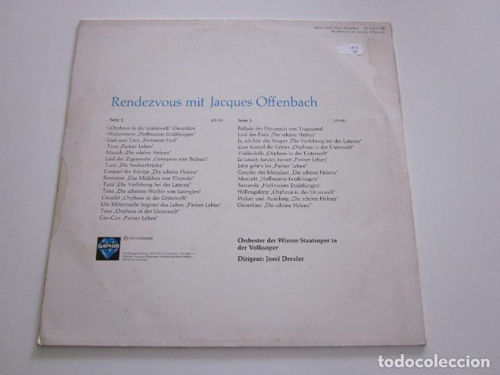 Discos de vinilo: Jacques Offenbach - Rendezvous mit Jacques Offenbach (LP, Comp, Mono) - Foto 2
