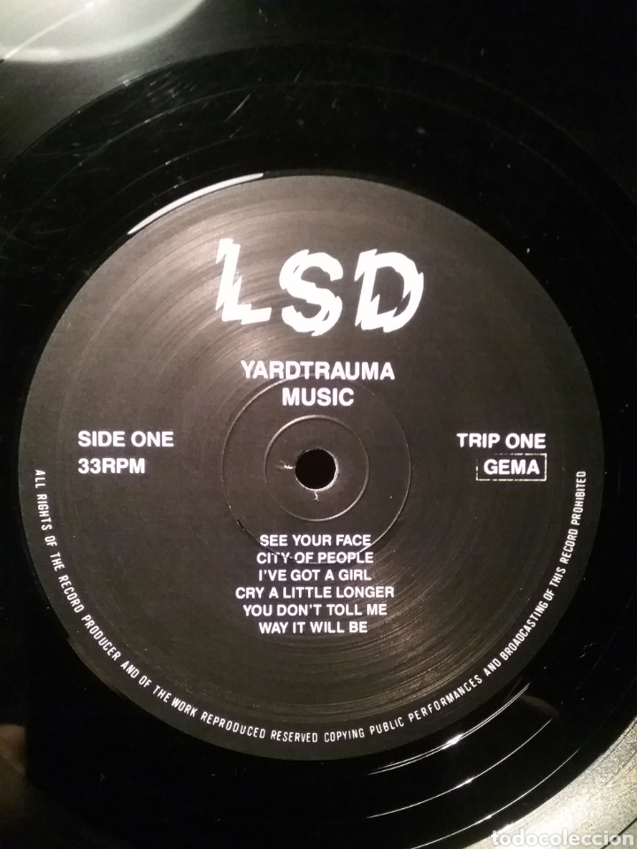 Discos de vinilo: YARD TRAUMA 1986 L S D Records - Foto 3