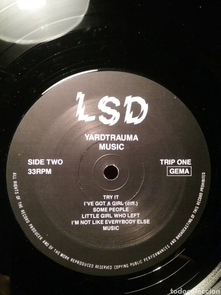 Discos de vinilo: YARD TRAUMA 1986 L S D Records - Foto 4