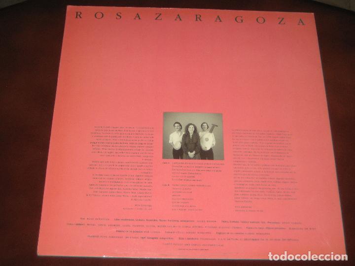 Discos de vinilo: ROSA ZARAGOZA - 1987 - Foto 2