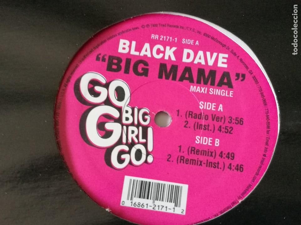 Discos de vinilo: Black Dave - Big Mama - 1998 - Foto 1