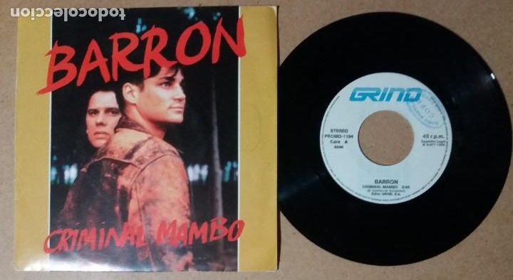 Discos de vinilo: BARRON / CRIMINAL MAMBO / SINGLE 7 PULGADAS - Foto 1