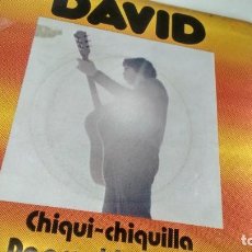 Discos de vinilo: SINGLE (VINILO) -PROMOCION-DE DAVID AÑOS 70