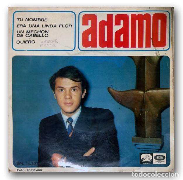 Discos de vinilo: Adamo - Tu Nombre - Single 7&rdquo; - Foto 1