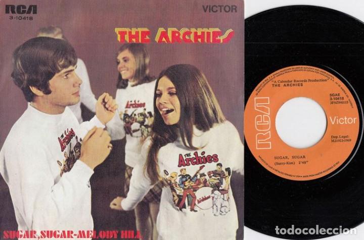 Discos de vinilo: THE ARCHIES - SUGAR SUGAR - SINGLE DE VINILO EDICION ESPA&Ntilde;OLA C-46