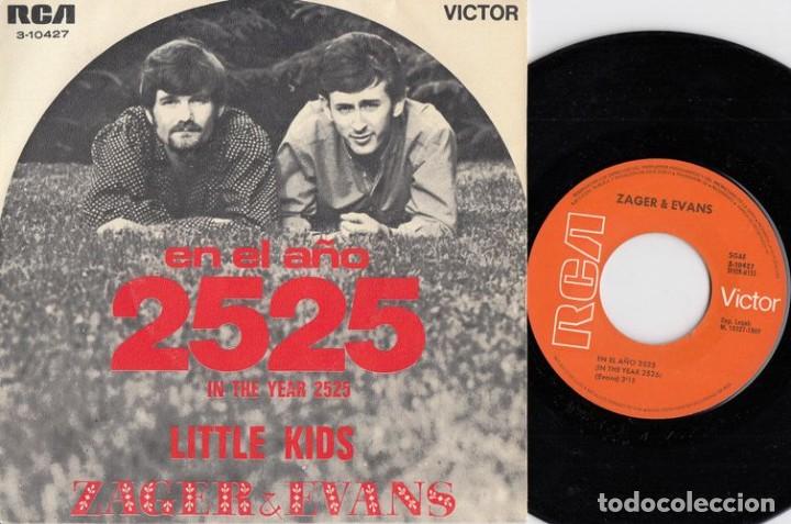 Discos de vinilo: ZAGER & EVANS - IN THE YEAR 2525 - SINGLE DE VINILO EDICION ESPA&Ntilde;OLA C-60
