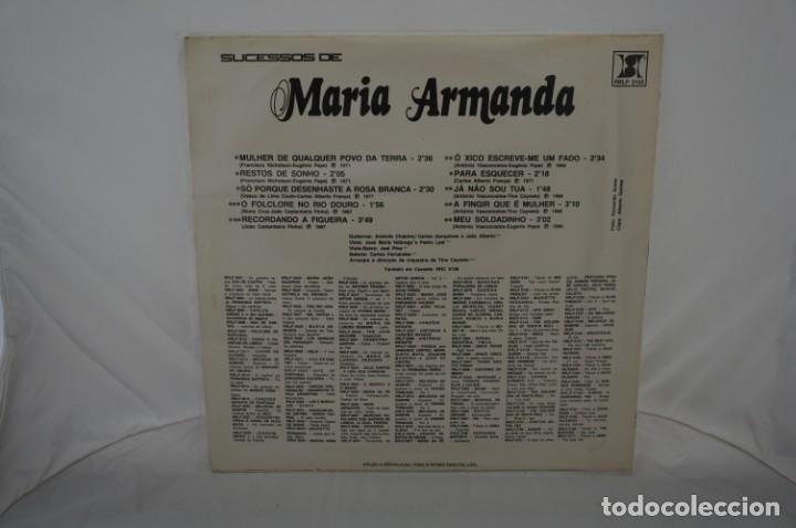 Discos de vinilo: VINILO 12&acute;&acute; - LP - SUCESSOS - MARIA ARMANDA - Foto 3