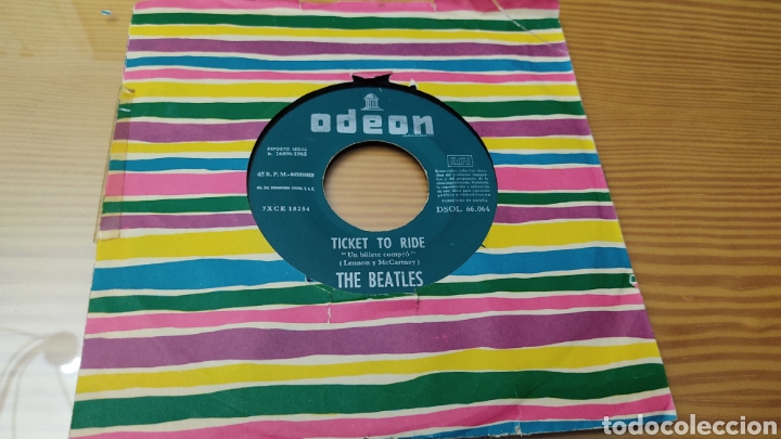 Discos de vinilo: Disco vinilo single THE BEATLES - Foto 1
