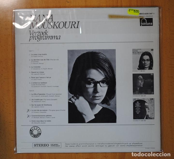 Discos de vinilo: NANA MOUSKOURI - VERZOEKPROGRAMMA - LP - Foto 3