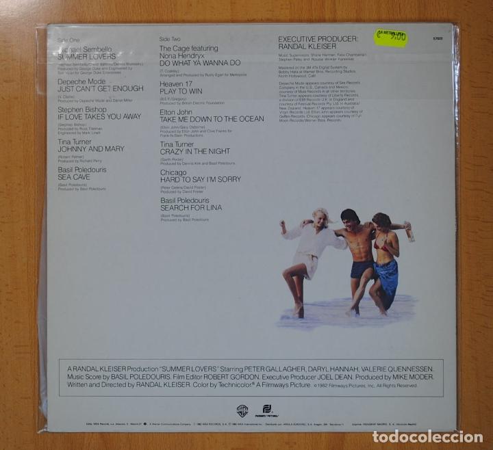 Discos de vinilo: VARIOS - UN AMOR DE VERANO BSO - LP - Foto 4
