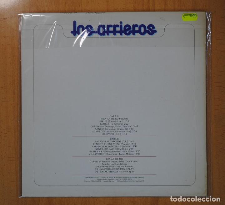 Discos de vinilo: LOS ARRIEROS - LOS ARRIEROS - LP - Foto 3