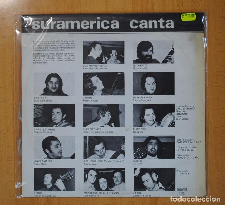 Discos de vinilo: VARIOS - SURAMERICA CANTA - LP - Foto 3