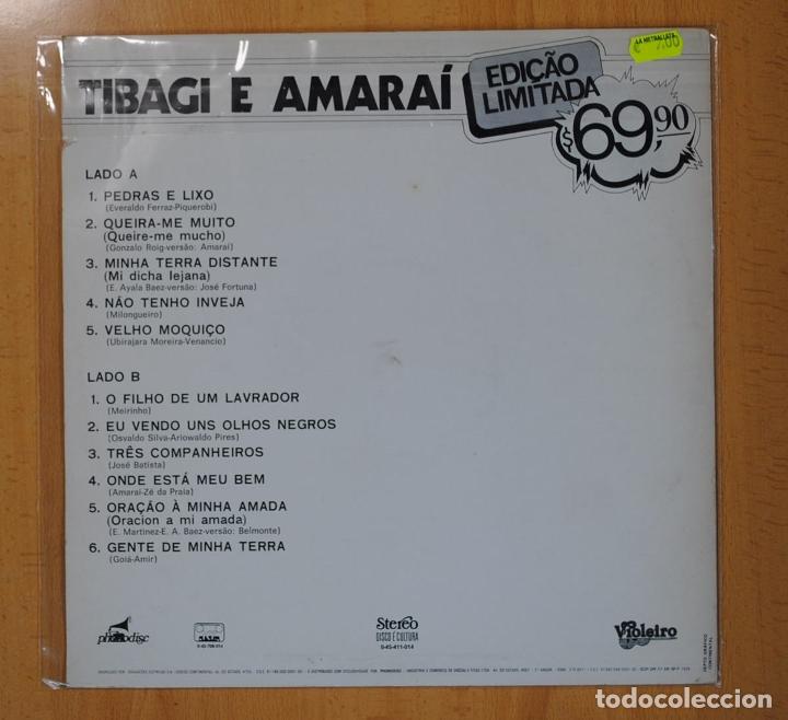 Discos de vinilo: TIBAGI E AMARI - EDICAO LIMITADA - LP - Foto 3
