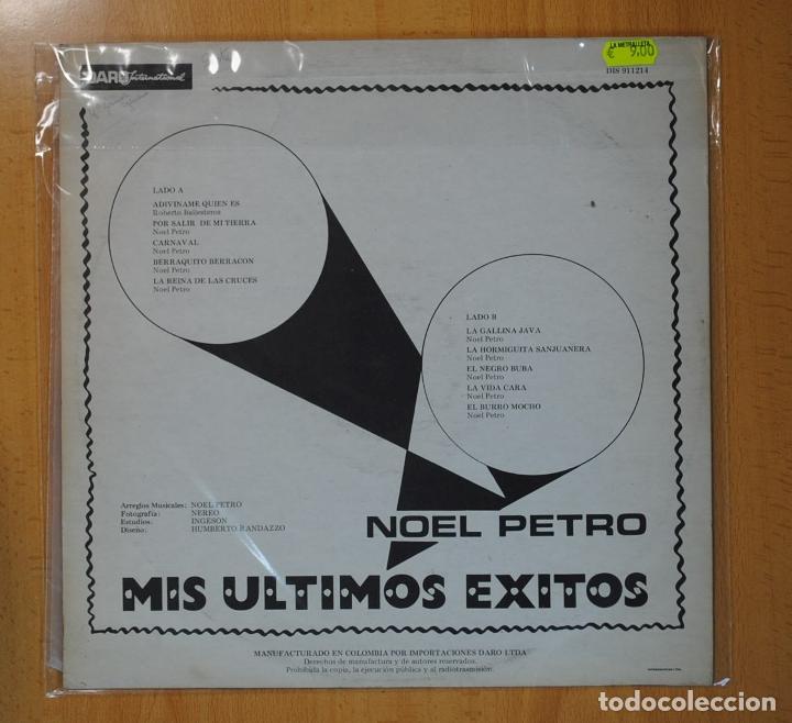 Discos de vinilo: NOEL PETRO - MIS ULTIMOS EXITOS - LP - Foto 3
