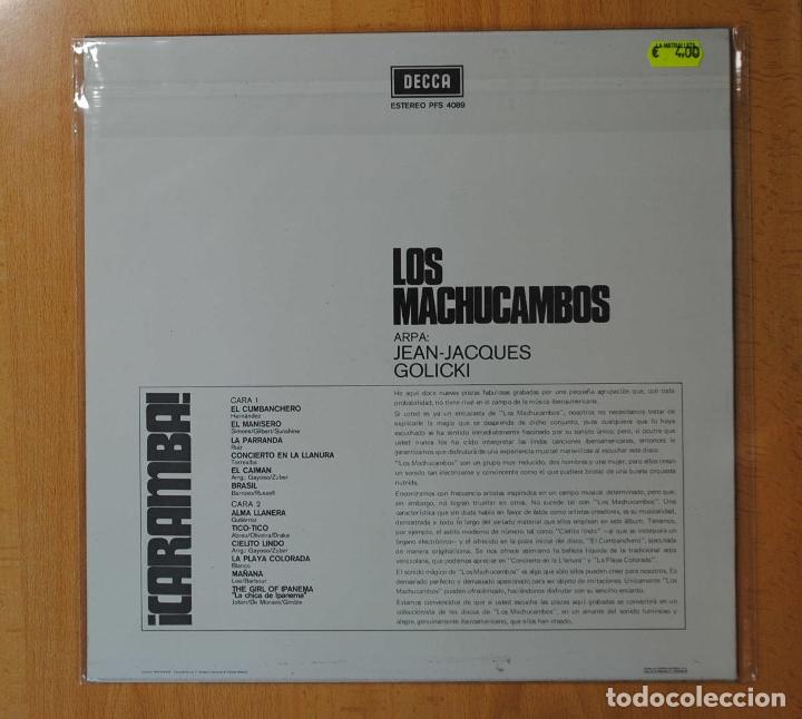 Discos de vinilo: LOS MACHUCAMBOS - CARAMBA! - LP - Foto 3