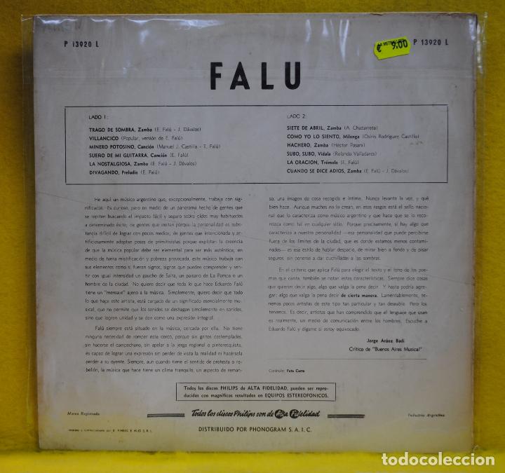 Discos de vinilo: EDUARDO FALU - FALU - LP - Foto 3