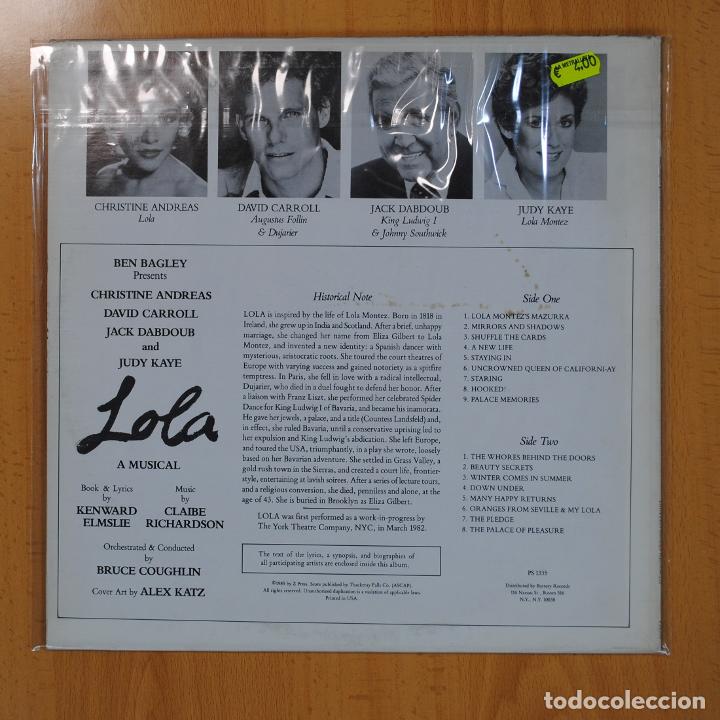 Discos de vinilo: CLAIBE RICHARDSON - LOLA - BSO - LP - Foto 3