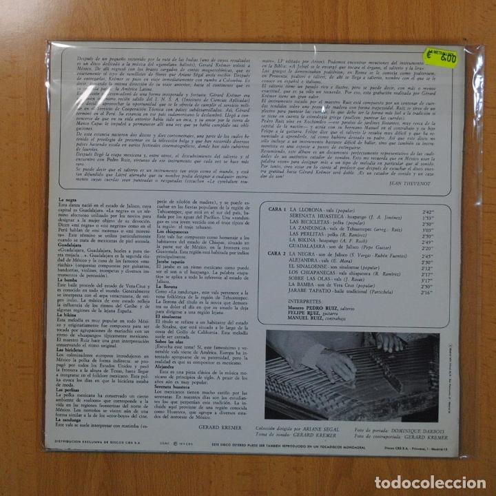 Discos de vinilo: PEDRO RUIZ - EL SALTERIO MEXICANO - LP - Foto 3