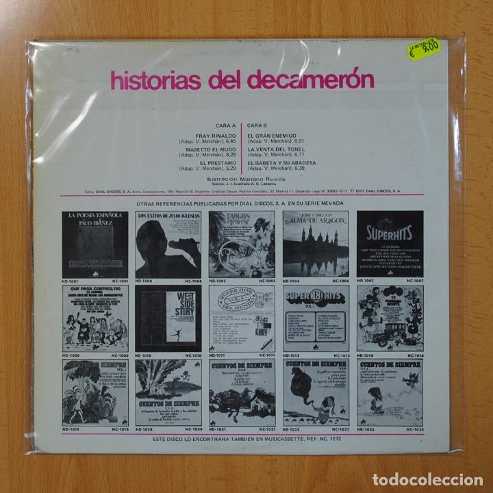 Discos de vinilo: VARIOS - HISTORIAS DEL DECAMERON - LP - Foto 3