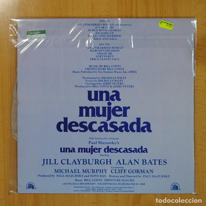 Discos de vinilo: UNA MUJER DESCASADA - BSO - LP - Foto 3
