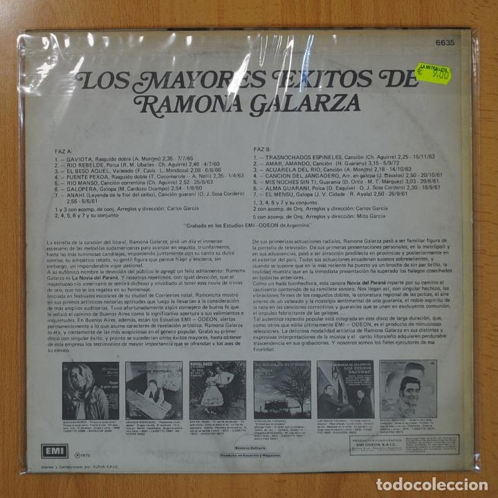 Discos de vinilo: RAMONA GALARZA - LOS MAYORES EXITOS - LP - Foto 3