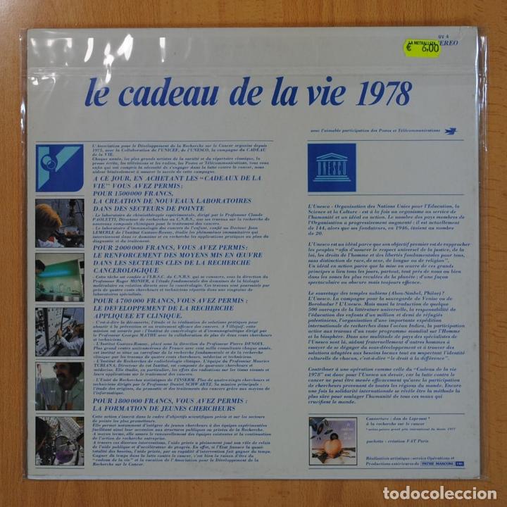 Discos de vinilo: VARIOS - LE CADEAU DE LA VIE - LP - Foto 3