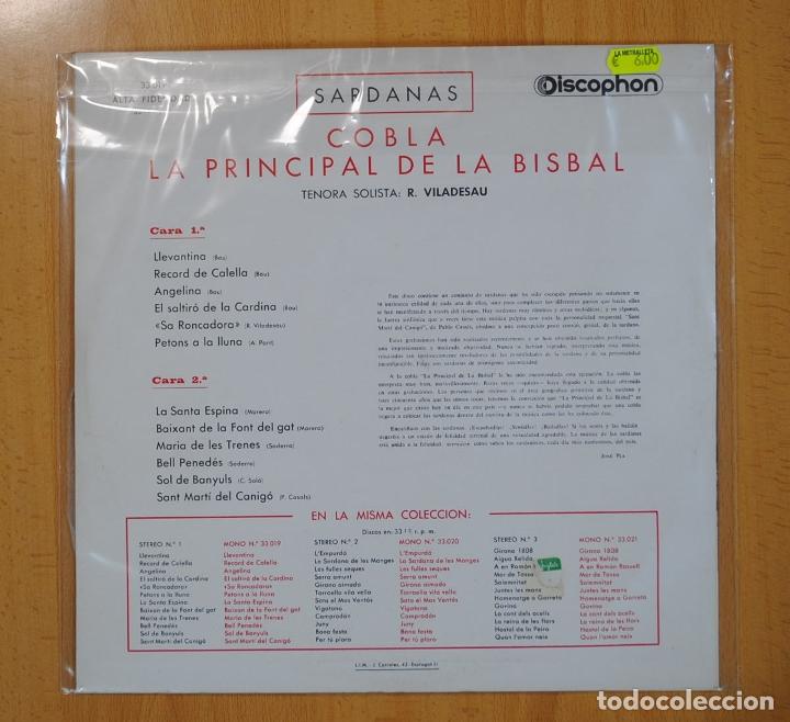 Discos de vinilo: COBLA LA PRINCIPAL DE LA BISBAL - SARDANAS - LP - Foto 3