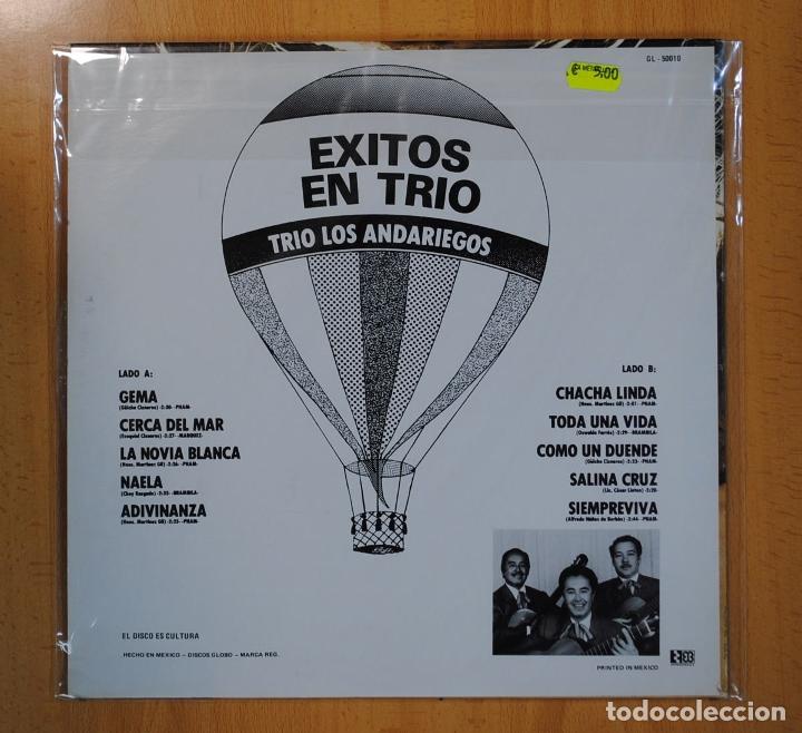 Discos de vinilo: TRIO LOS ANDARIEGOS - EXITOS EN TRIO - LP - Foto 3