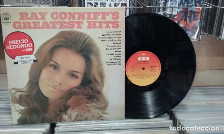 Discos de vinilo: LMV - Ray Conniffs greatest hits. CBS 1977, ref.S 63671 - LP - Foto 1