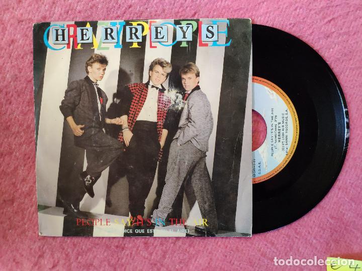 Discos de vinilo: SINGLE HERREY'S - People say it's in the air / I'm sorry - SR 127 - SPAIN press (EX-/NM)