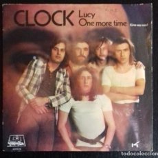 Discos de vinilo: CLOCK - LUCY / ONE MORE TIME ED ESPAÑOLA 1971