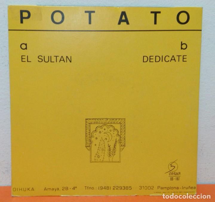 Discos de vinilo: Potato - El sult&aacute;n + Ded&iacute;cate - single vinilo - Oihuka 1990 - Foto 2