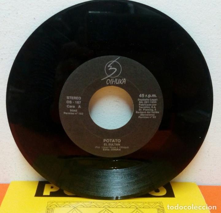 Discos de vinilo: Potato - El sult&aacute;n + Ded&iacute;cate - single vinilo - Oihuka 1990 - Foto 3