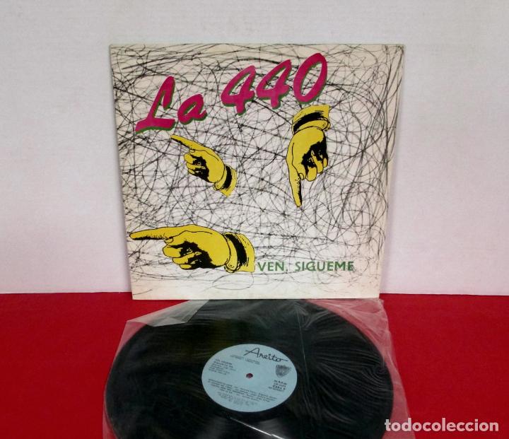 Disques de vinyle: LA 440 - VEN SIGUEME - LP - AREITO 1988 LA HABANA LD-4475 ORQUESTA MERENGUE SON DANZ&Oacute;N