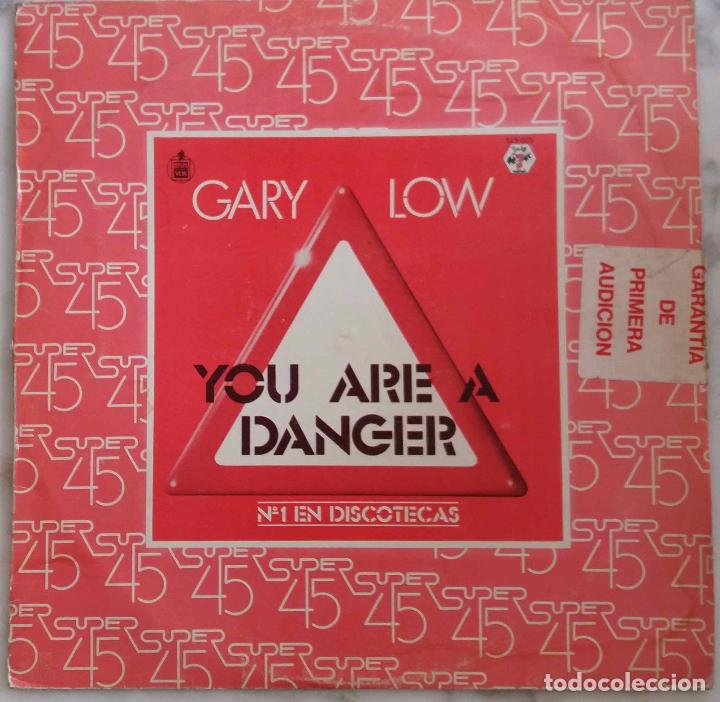 Discos de vinilo: GARY LOW. YOU AREA DANGER. MAXI SINGLE ESPA&Ntilde;A 2 TEMAS - Foto 1
