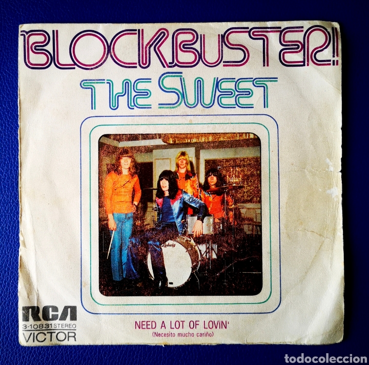 Discos de vinilo: THE SWEET - BLOCBUSTER - SINGLE - Foto 1