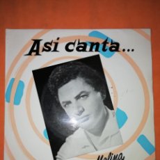 Discos de vinilo: ANTONIO MOLINA. ASI CANTA. EL AGUA DEL AVELLANO . EMI ODEON 1958. Lote 245631495