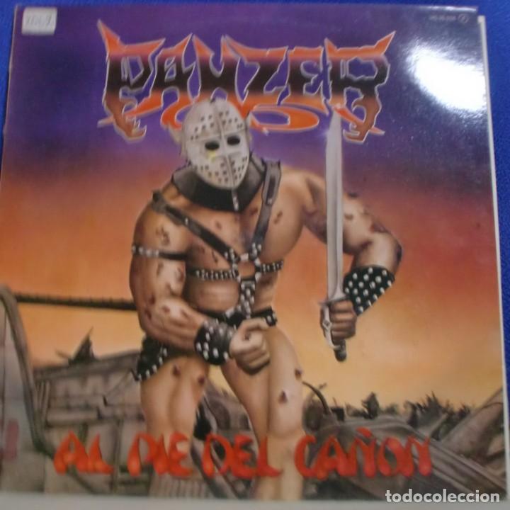 Discos de vinilo: PANZER - AL PIE DEL CA&Ntilde;ON LP + INSERT SPAIN 1982 - Foto 1
