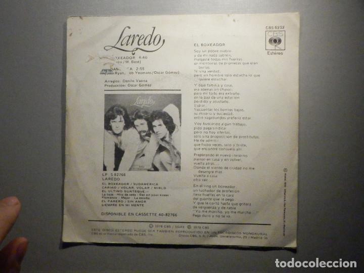 Discos de vinilo: Laredo - El Boxeador - Sudamerica - CBS - 1978 - Foto 2