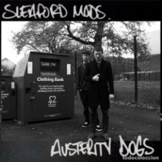 Discos de vinilo: LP SLEAFORD MODS AUSTERITY DOGS VINILO AMARILLO. Lote 245755735