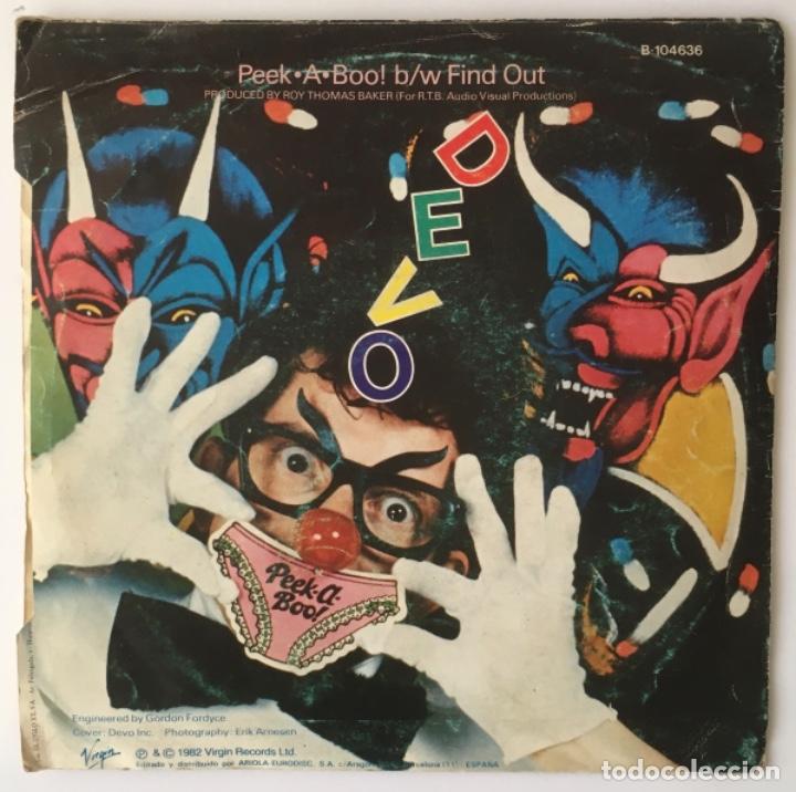 Discos de vinilo: DEVO. PEEK-A-BOO!. VIRGIN, 1982 - Foto 2