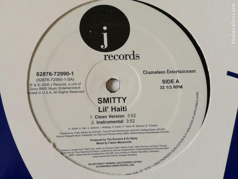 Discos de vinilo: Smitty - Lil Haiti - 2006 - Foto 1