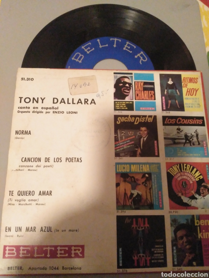 Discos de vinilo: Tony dallara - Foto 2