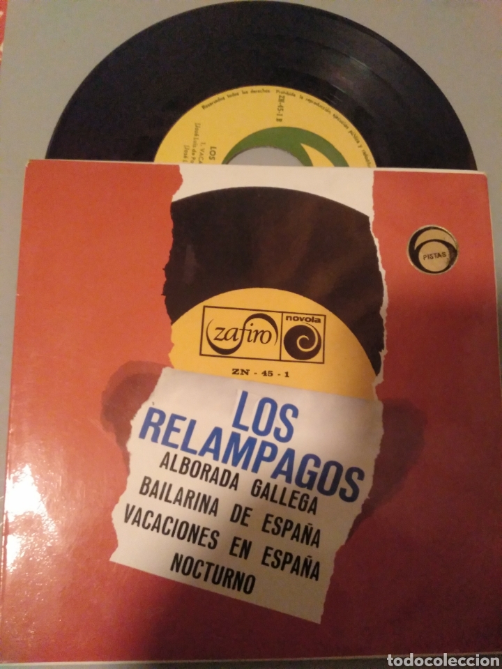 Discos de vinilo: Los rel&aacute;mpagos - Foto 1