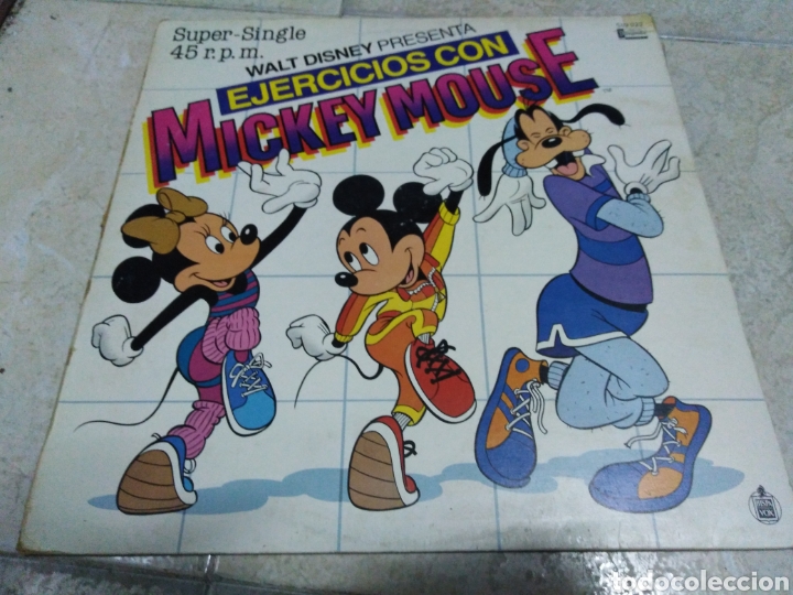 Discos de vinilo: EJERCICIOS CON MICKEY MOUSE - Foto 1